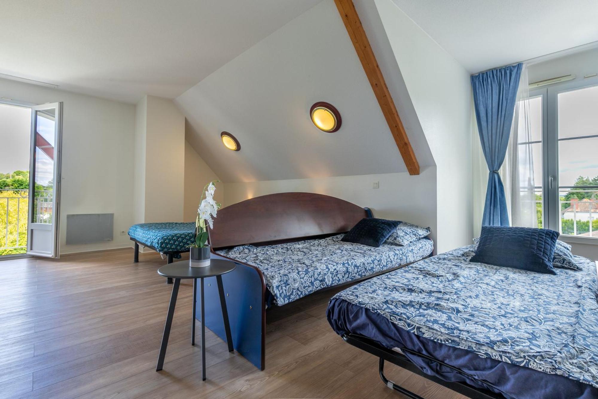 Grand Studio Le Bleu Posay La Roche-Posay Extérieur photo